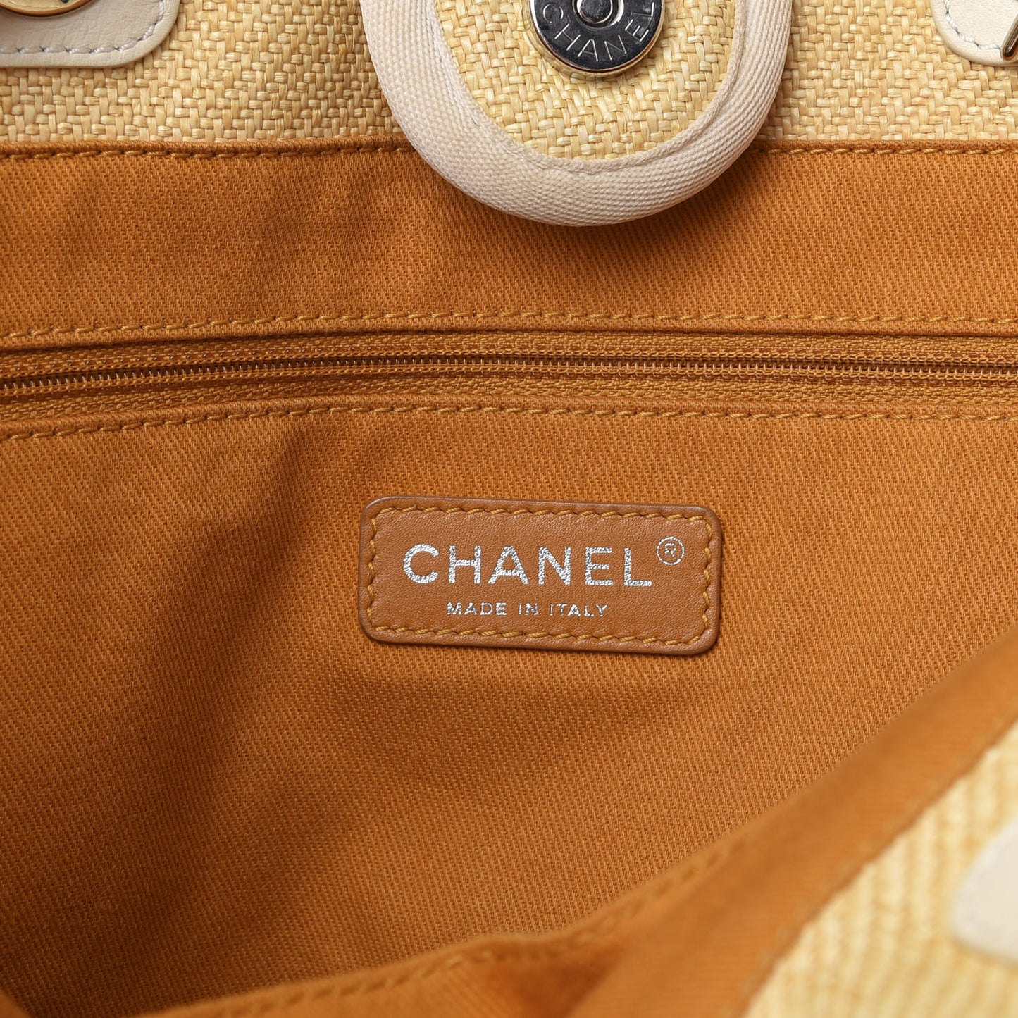 Canvas Small Deauville Tote Light Yellow