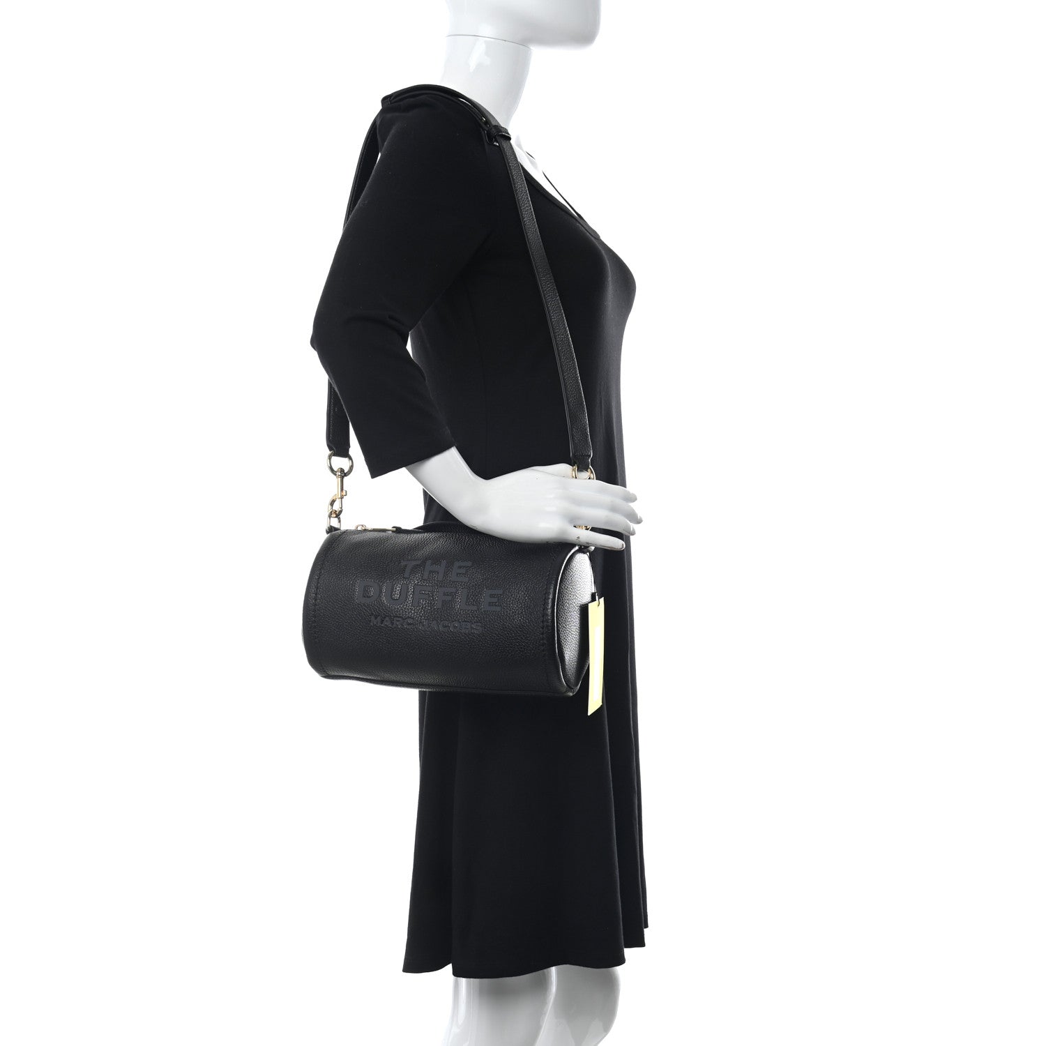 Marc Jacobs Calfskin The Duffle Bag Black 2 of 9