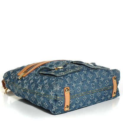 Louis Vuitton Denim Baggy GM Blue 4 of 7
