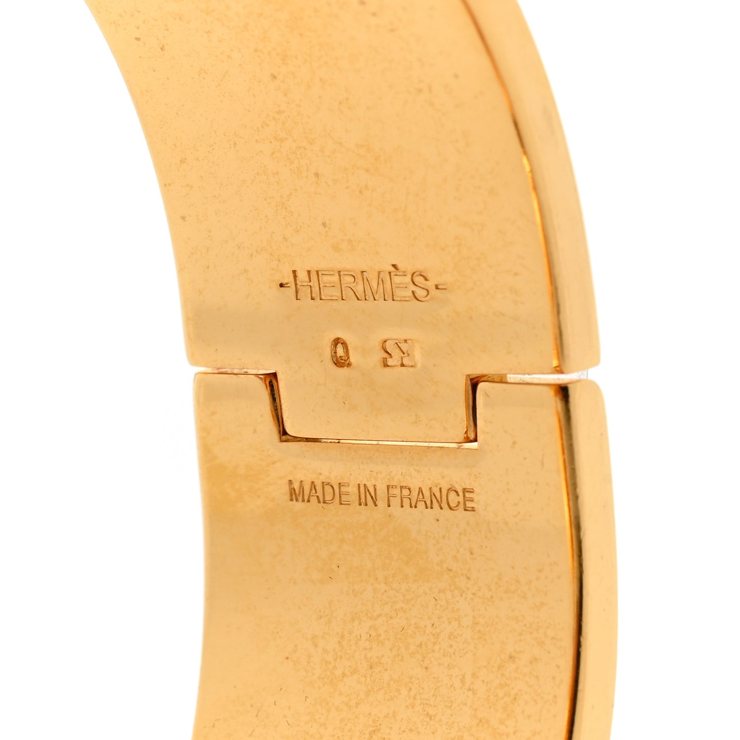 Enamel Wide Clic Clac H Bracelet PM Vert Aqua