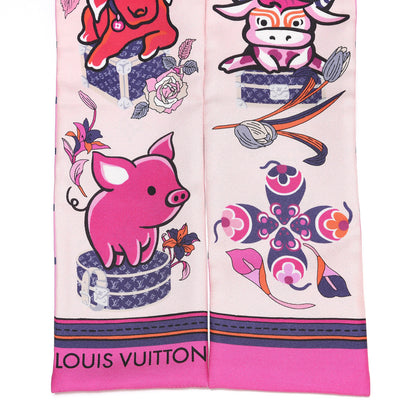 Louis Vuitton Silk Monogram Superstition Bandeau Rose 3 of 5