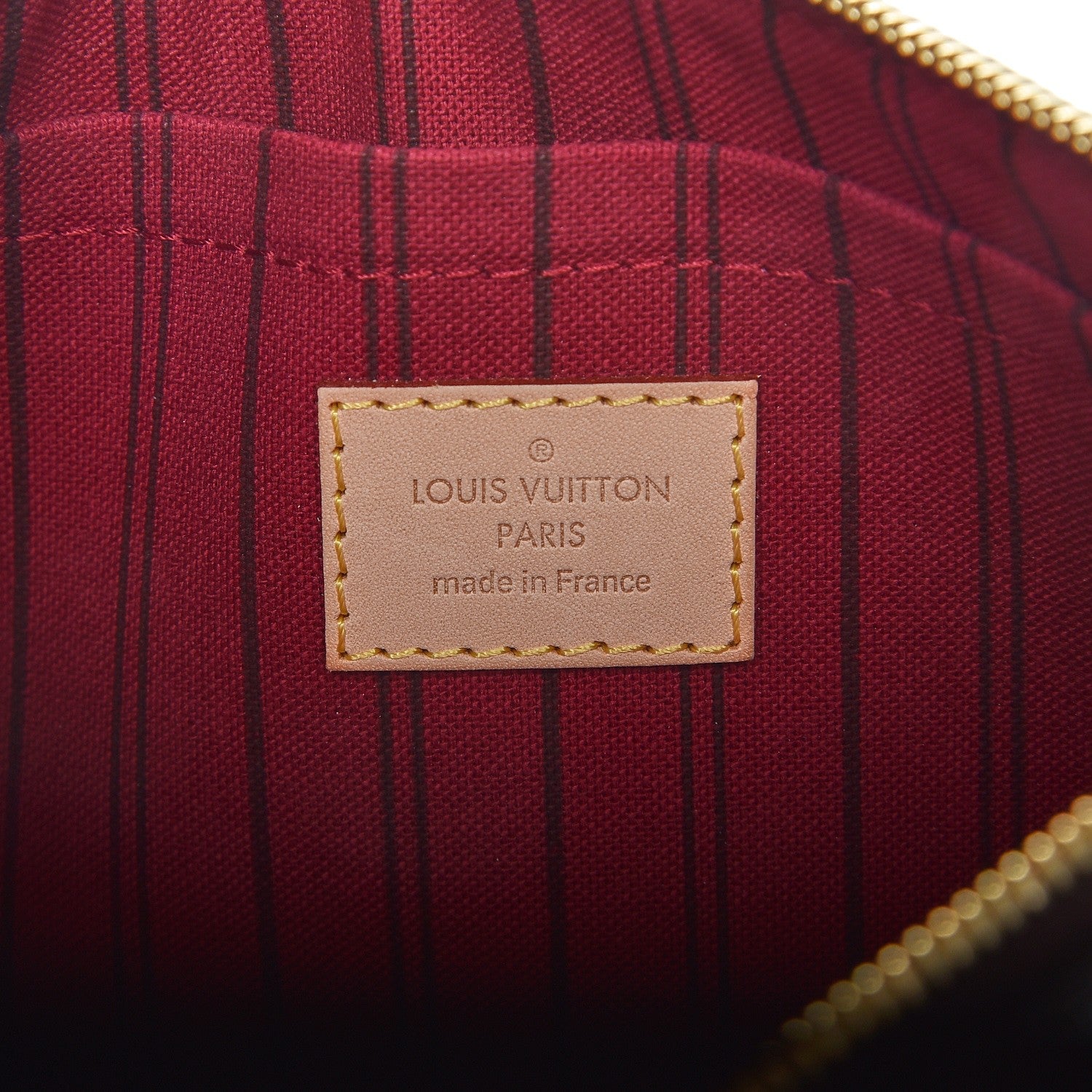 Louis Vuitton Monogram Neverfull MM GM Pochette Fuchsia 5 of 6
