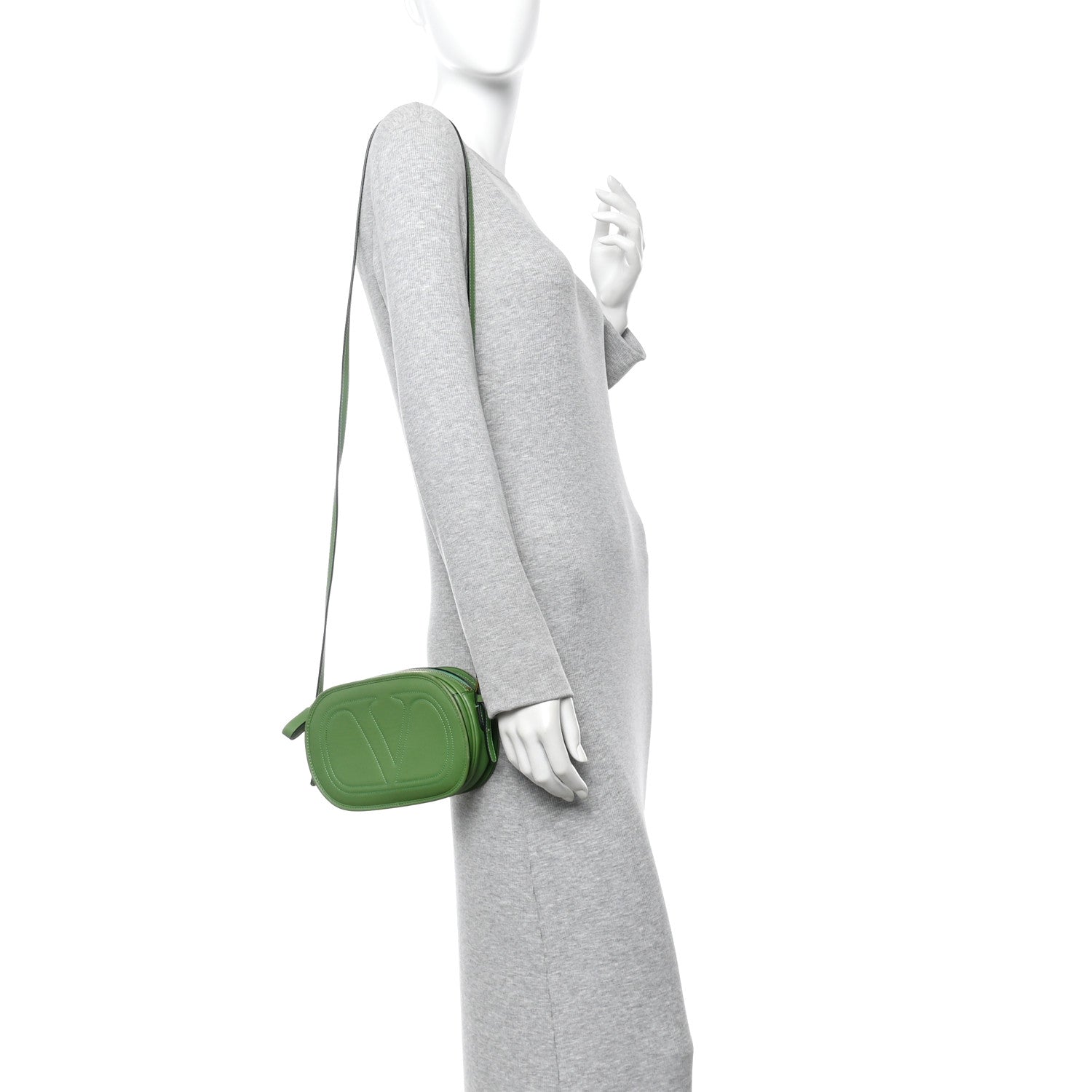 Valentino Garavani Vitello Small Logo Go Crossbody Bag Clover 2 of 14