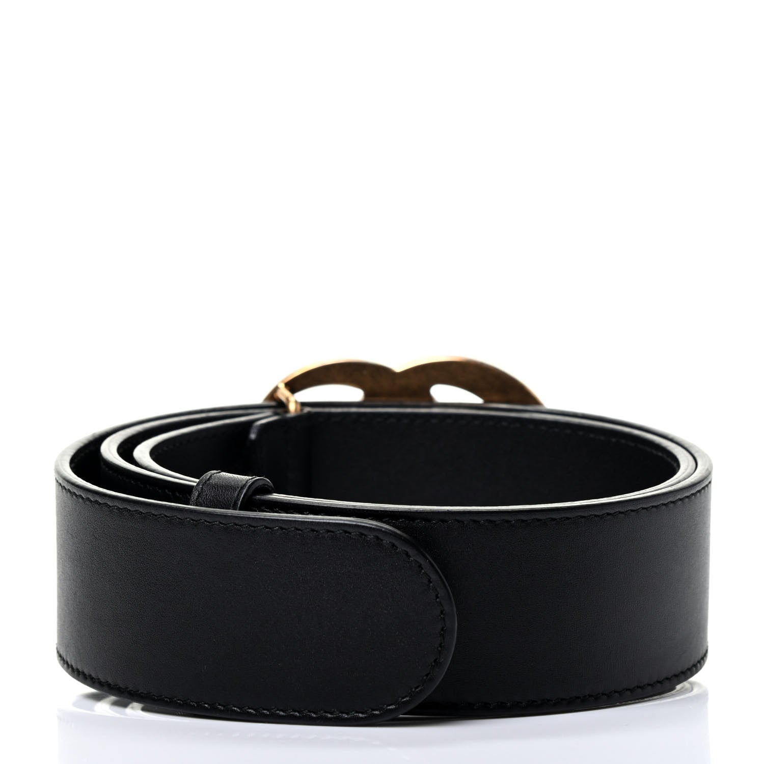 Gucci Calfskin Double G 40mm Belt 75 30 Black 2 of 3