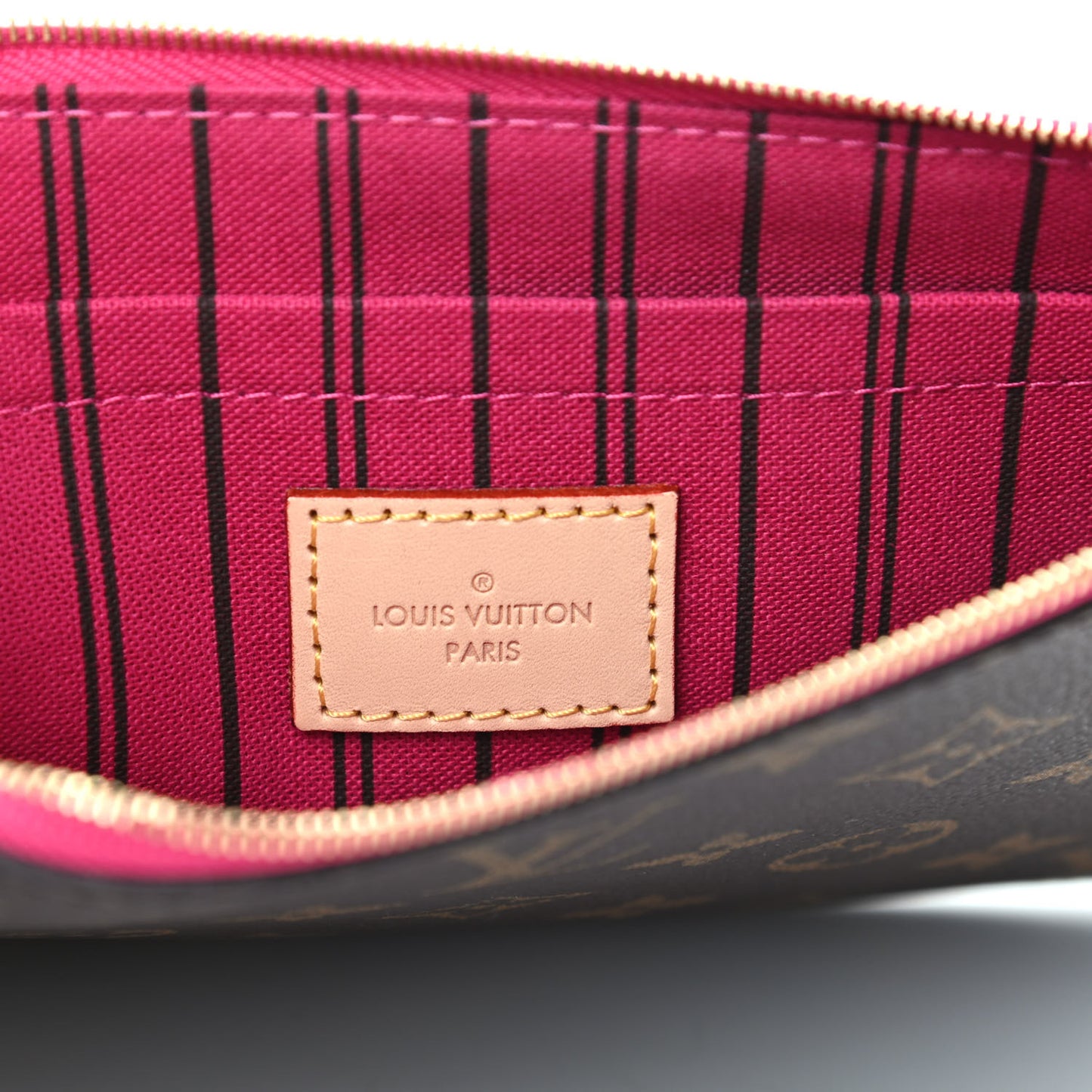 Monogram Neverfull MM GM Pochette Pivoine