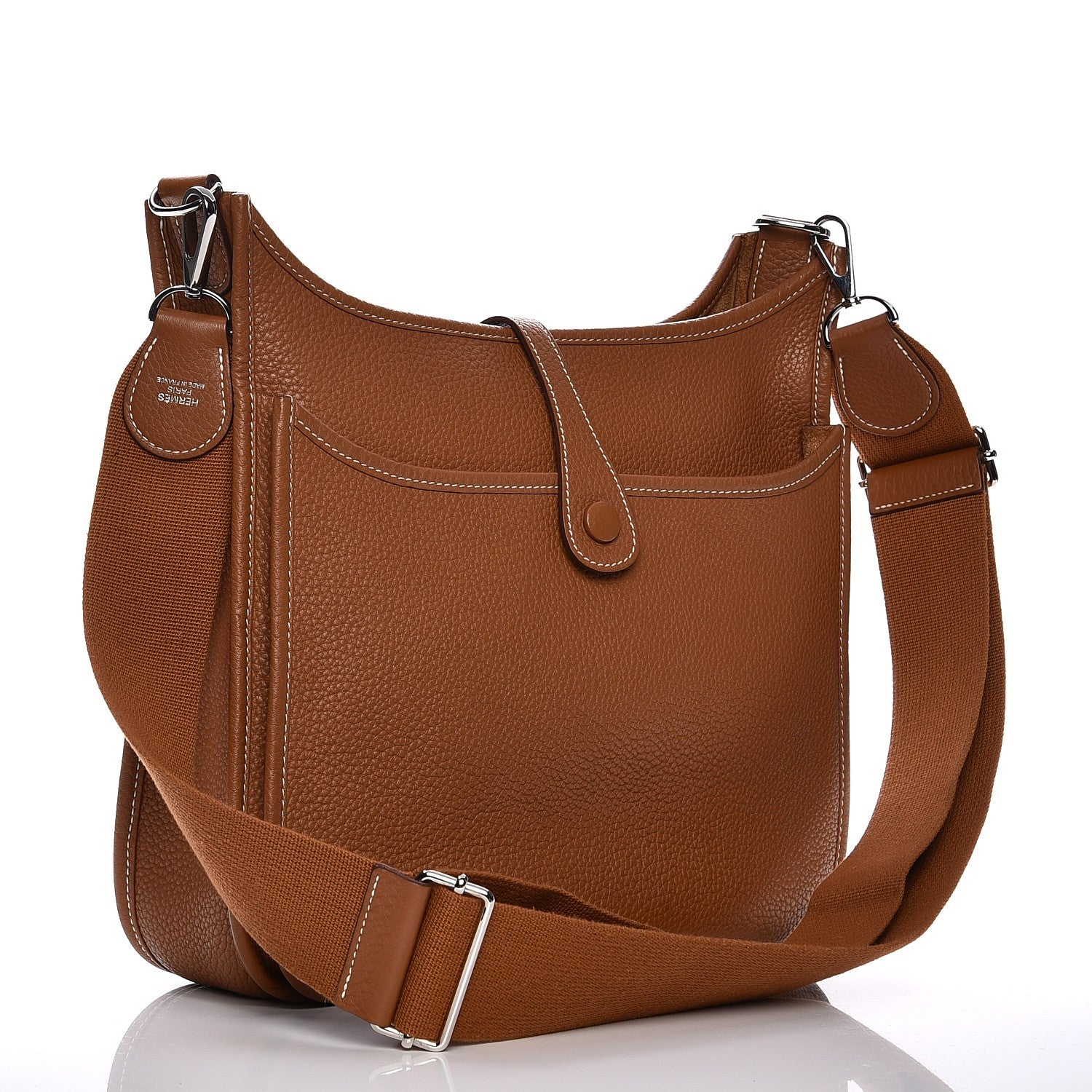 Hermes Taurillon Clemence Evelyne III PM Gold 3 of 10