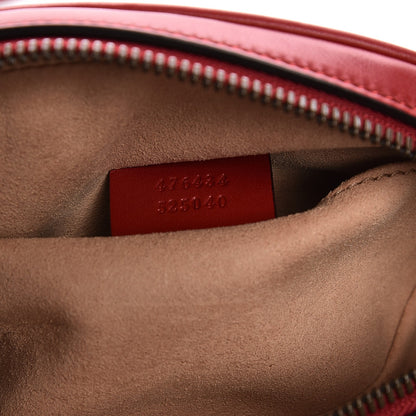 Gucci Calfskin Matelasse GG Marmont Belt Bag 95 38 Hibiscus Red 7 of 9