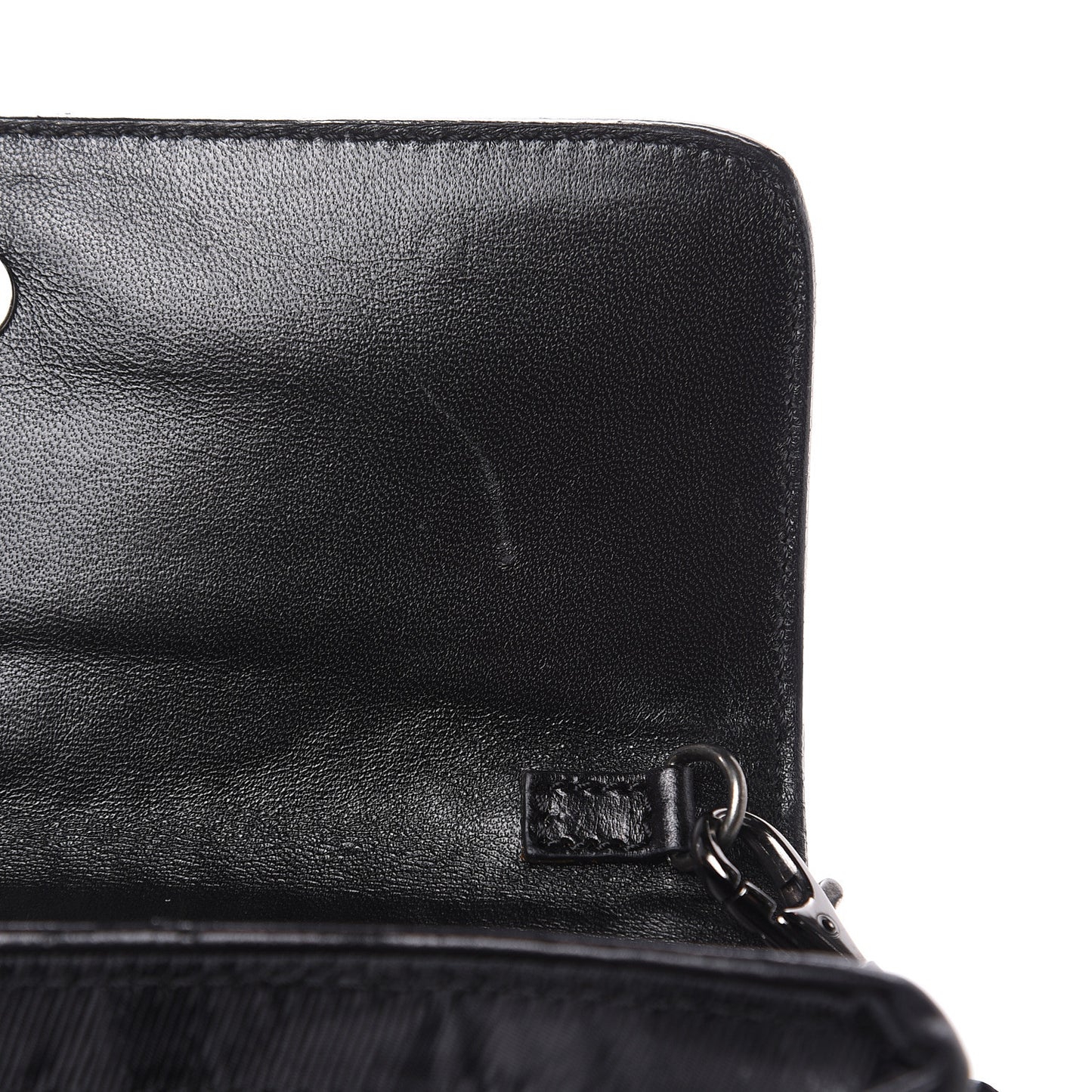 Prorsum Lambskin Studded Wristlet Clutch Black