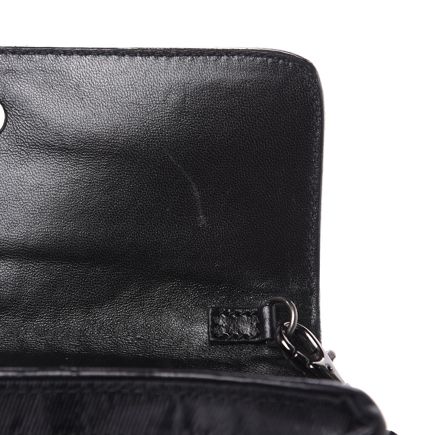 Burberry Prorsum Lambskin Studded Wristlet Clutch Black 11 of 12