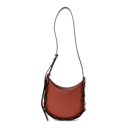 Chloe Small Grain Smooth Calfskin Small Darryl Hobo Sepia Brown 1 of 11