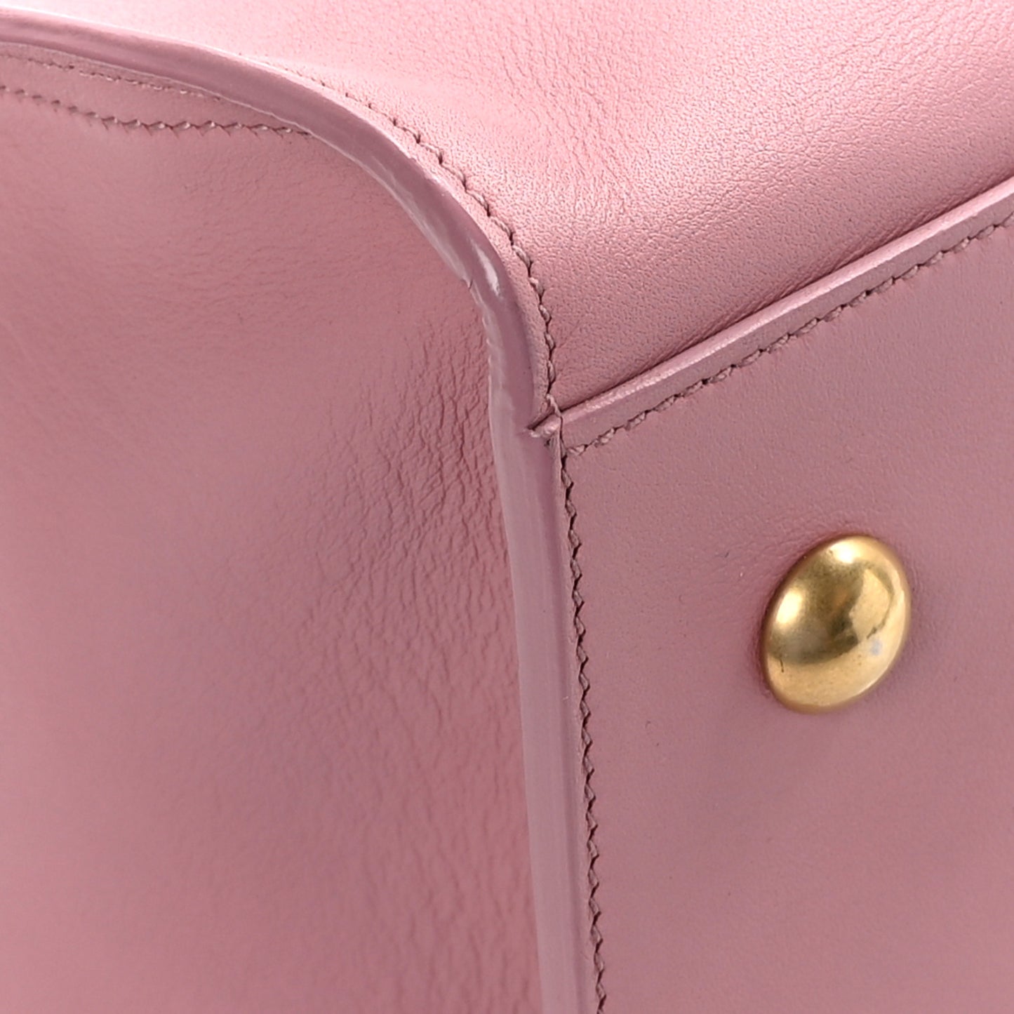 SAINT LAURENT Calfskin Small Classic Y Cabas Vieux Rose