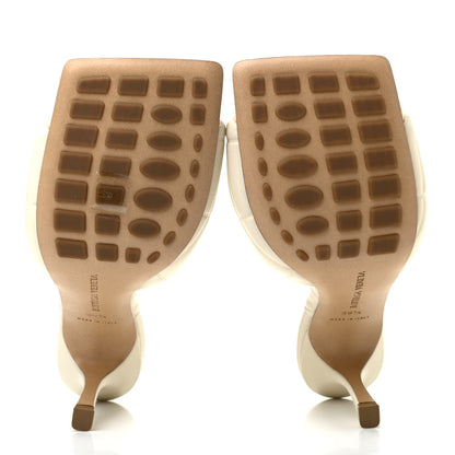 Bottega Veneta Nappa Quilted Rubber Lido Mule Sandals 39 Sea Salt 5 of 7