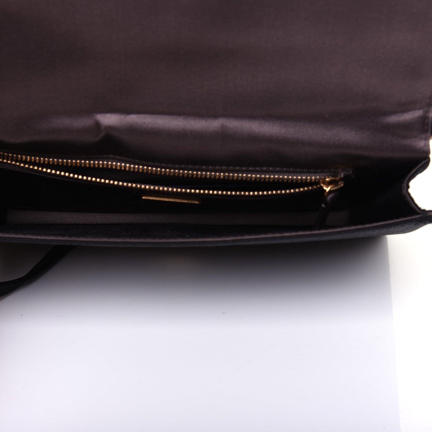 Prada Satin Pochette Bag Black 6 of 15