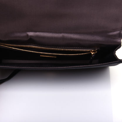 Prada Satin Pochette Bag Black 6 of 15