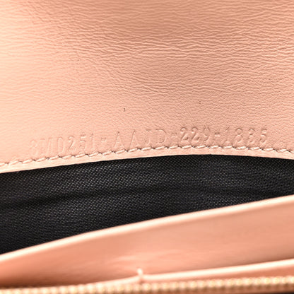 Fendi Nappa Matisse FF Embossed Continental Wallet Rose Quarzo 7 of 8