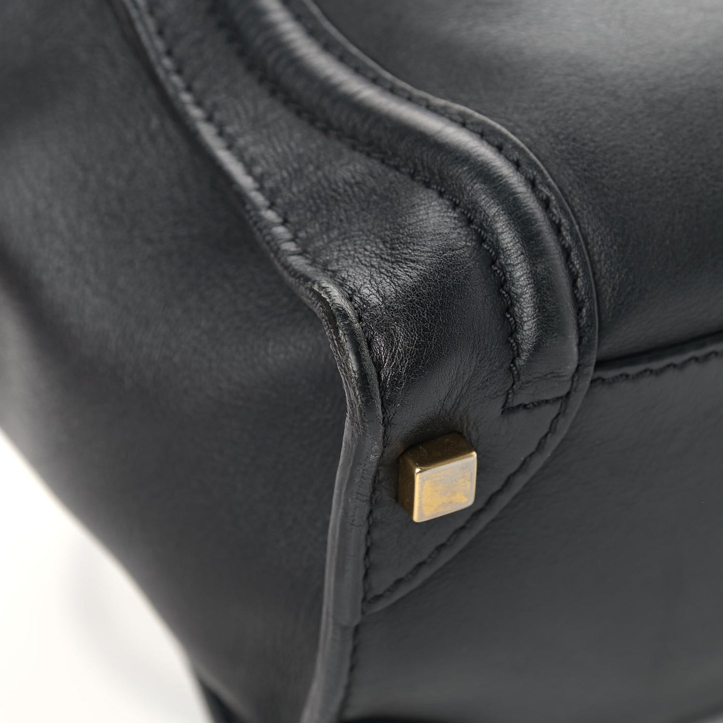 Smooth Calfskin Micro Luggage Black