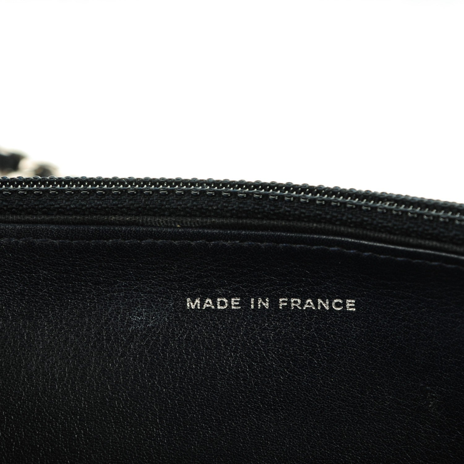 Chanel Caviar Quilted Wallet On Chain WOC Navy Blue 7 of 9