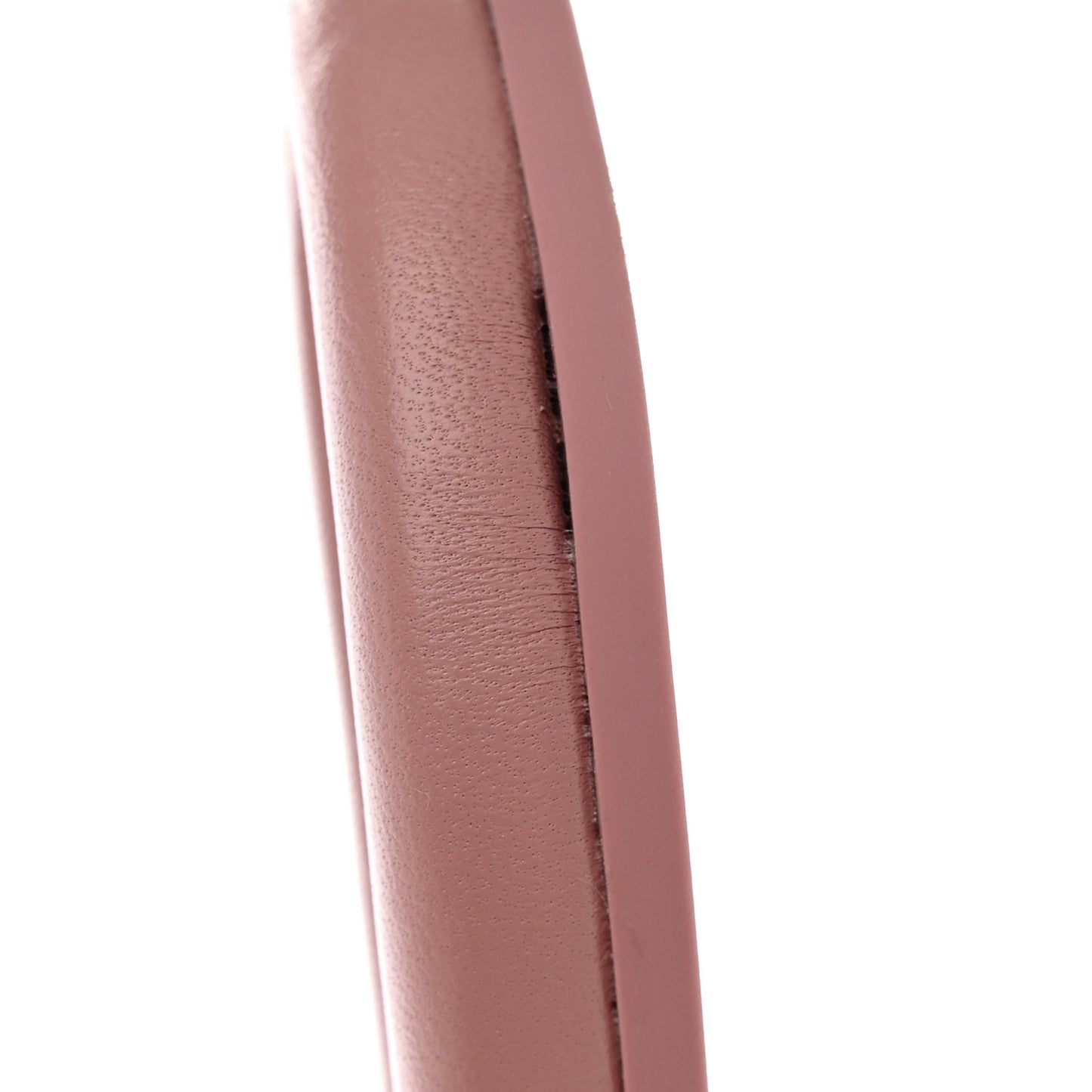 Lambskin Embossed Every-D Flat Slide Sandals 40.5 Chateau Rose