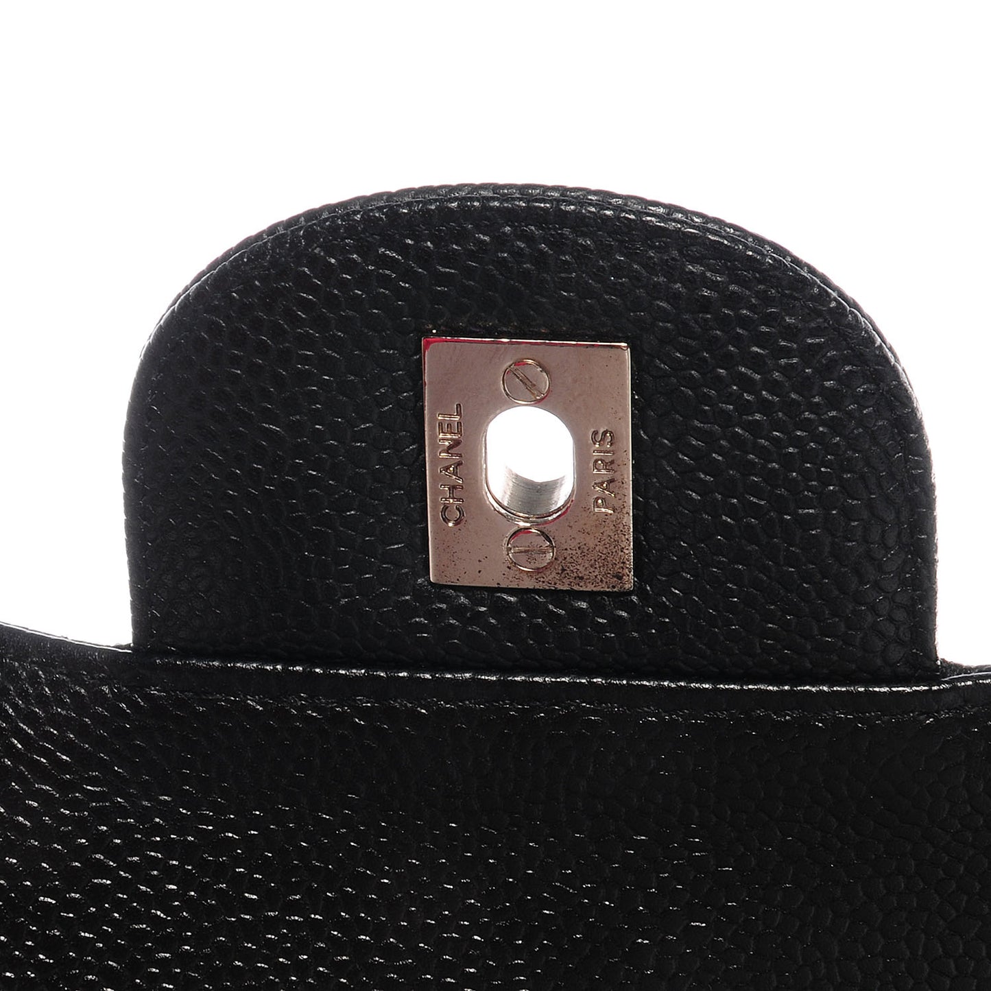 Caviar Jumbo Single Flap Black