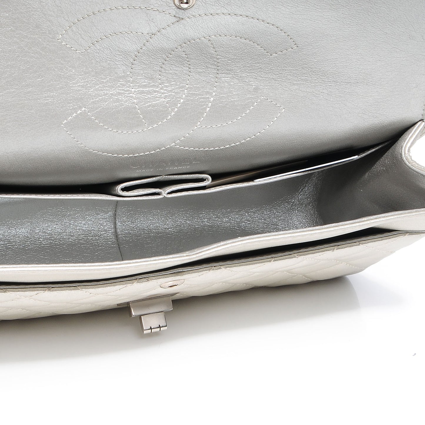 Lambskin 2.55 Reissue 226 Flap Silver