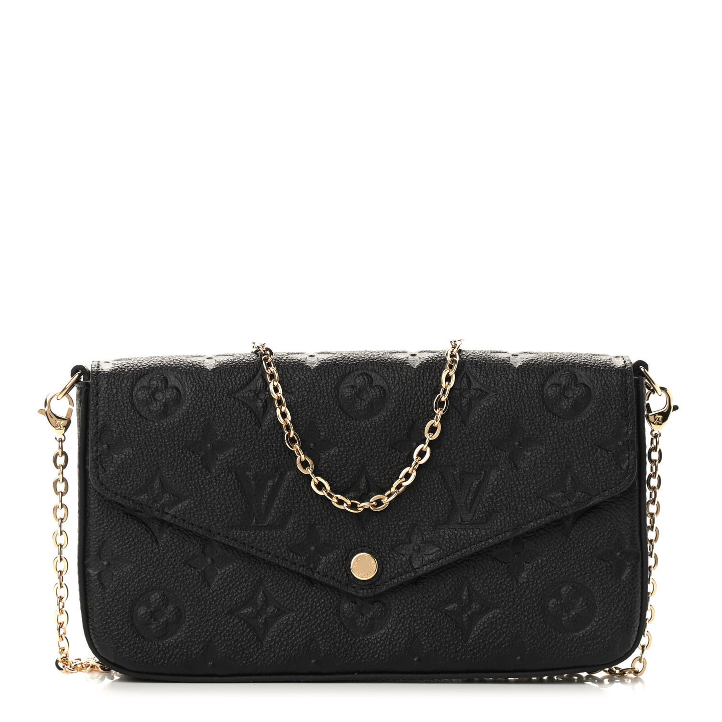 Empreinte Pochette Felicie Chain Wallet Black