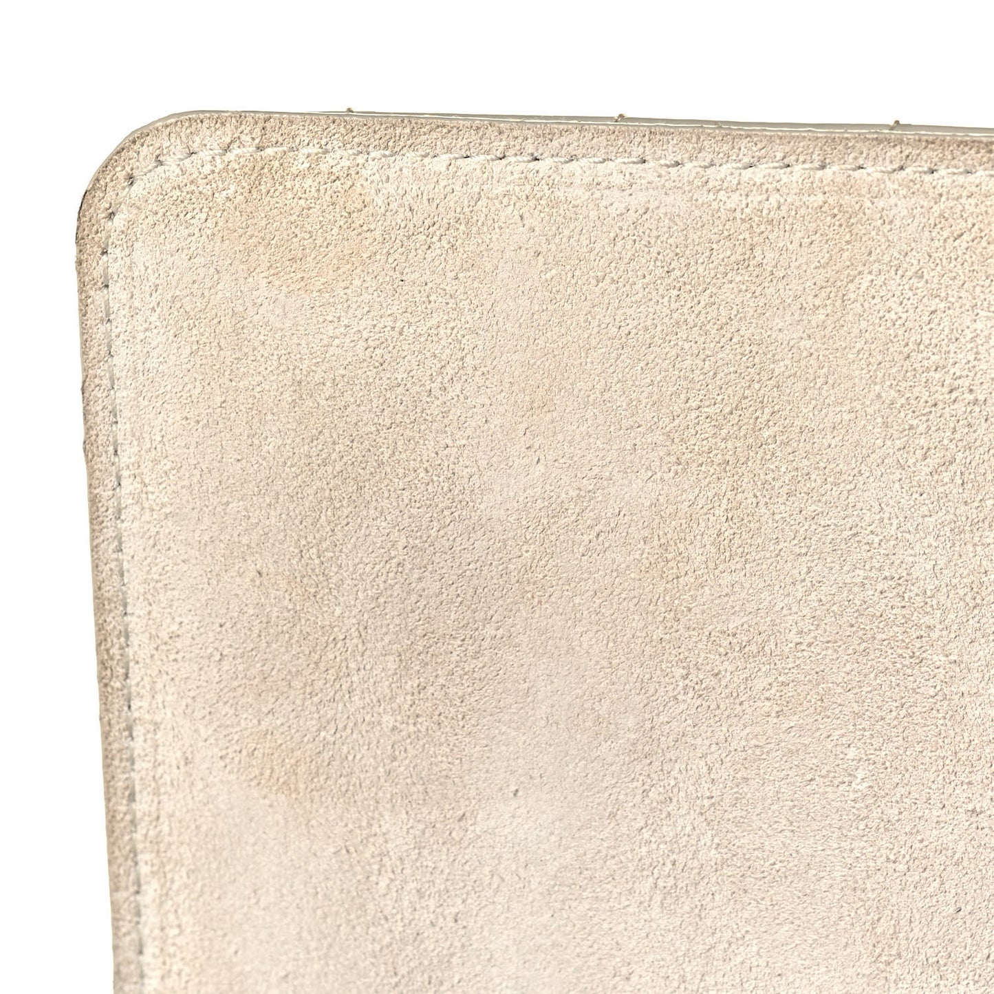 Patent Matelasse Monogram Large Vicky Chain Bag White