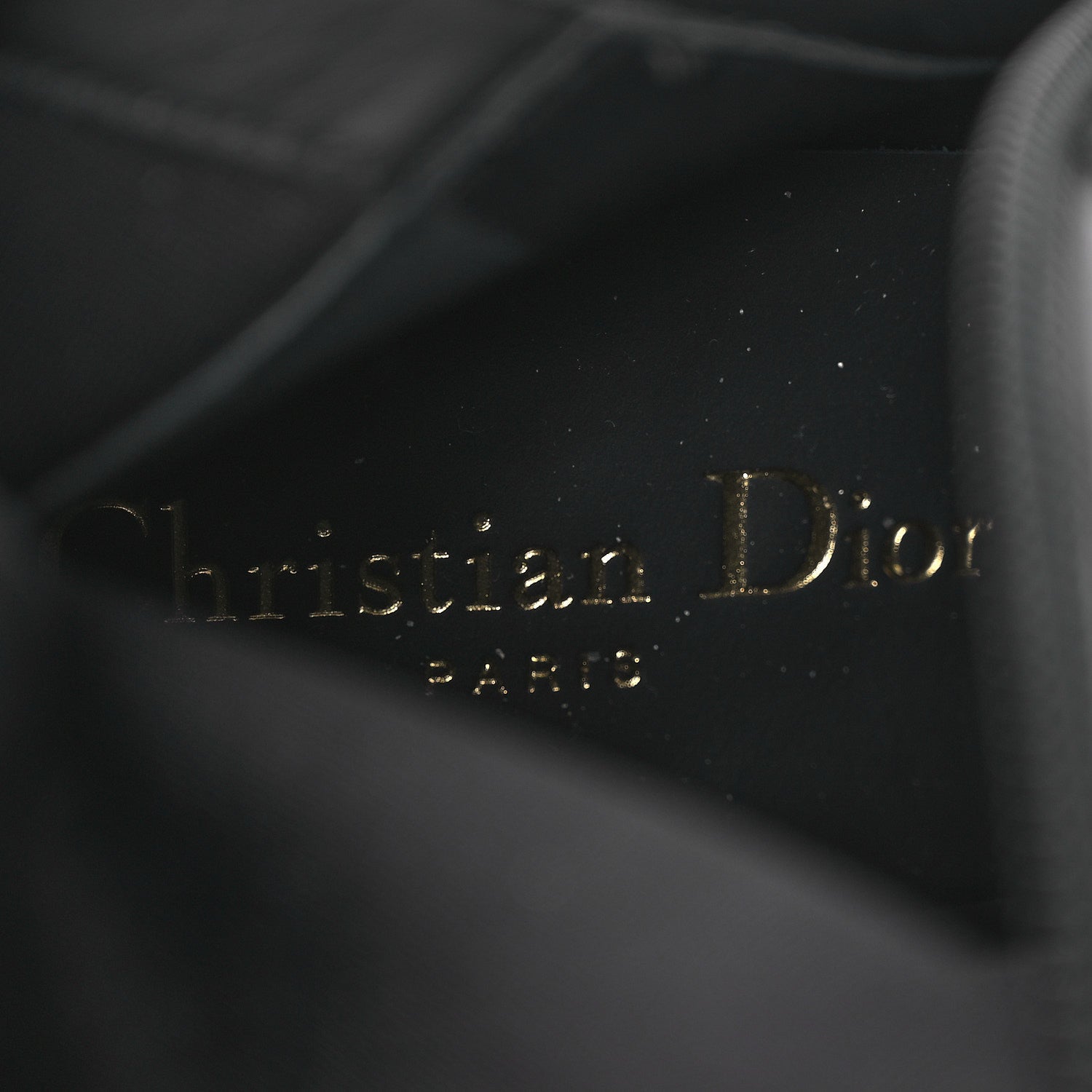 Christian Dior Nappa Knee High Boots 38.5 Black 9 of 10