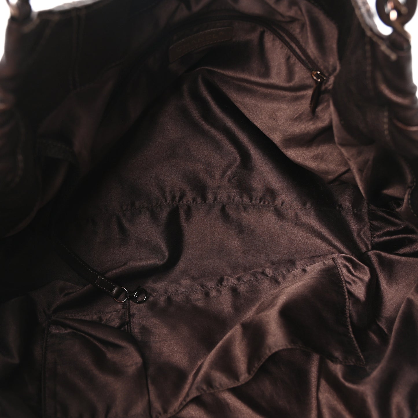 Metallic Calfskin Baby Coco Cabas Bronze