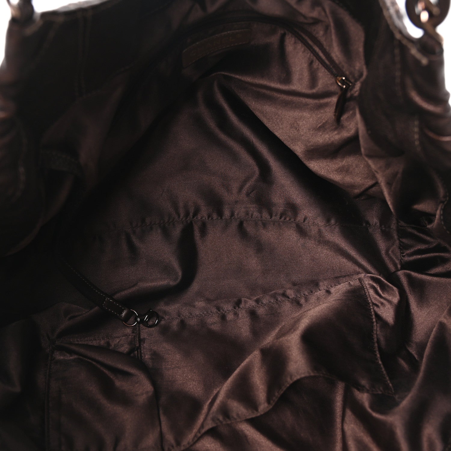 Chanel Metallic Calfskin Baby Coco Cabas Bronze 5 of 10