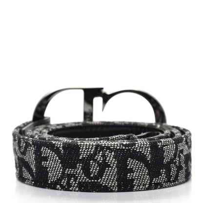 Christian Dior Monogram CD Belt 85 Black 2 of 6