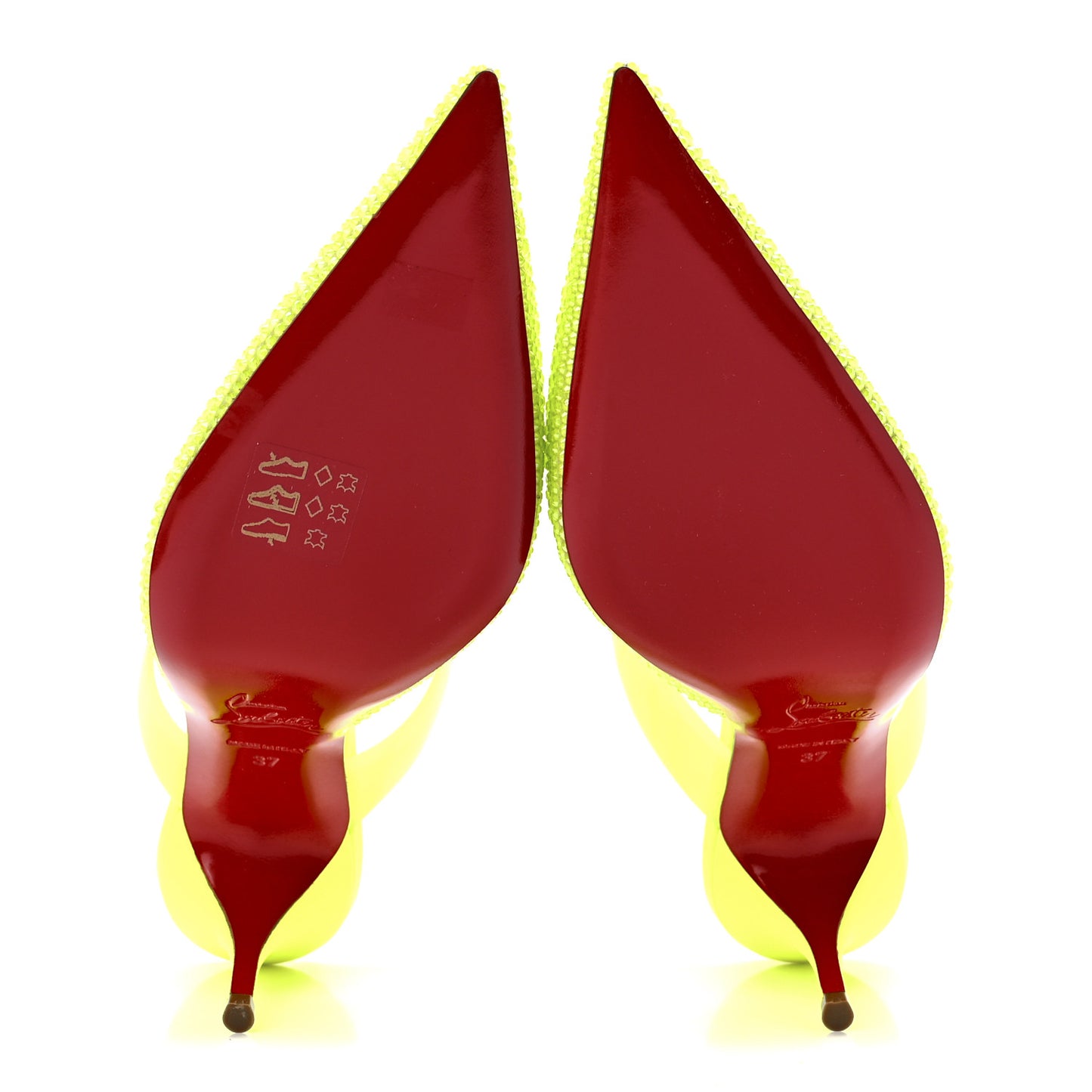 Suede PVC Fluo Matt Choc PVC Strass 80 Pumps 37 Sulfure