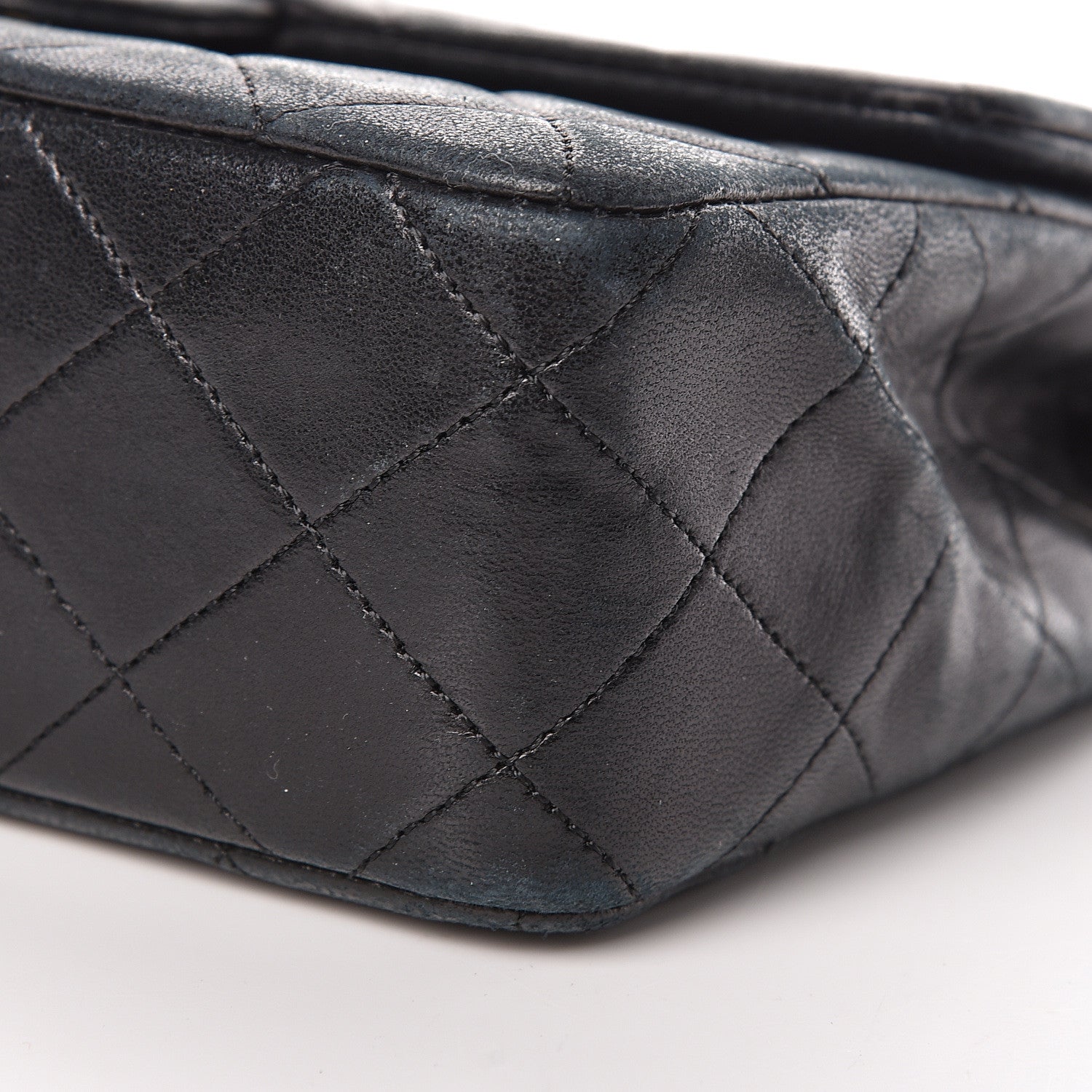 Chanel Lambskin Quilted Mini Square Flap Black 10 of 15