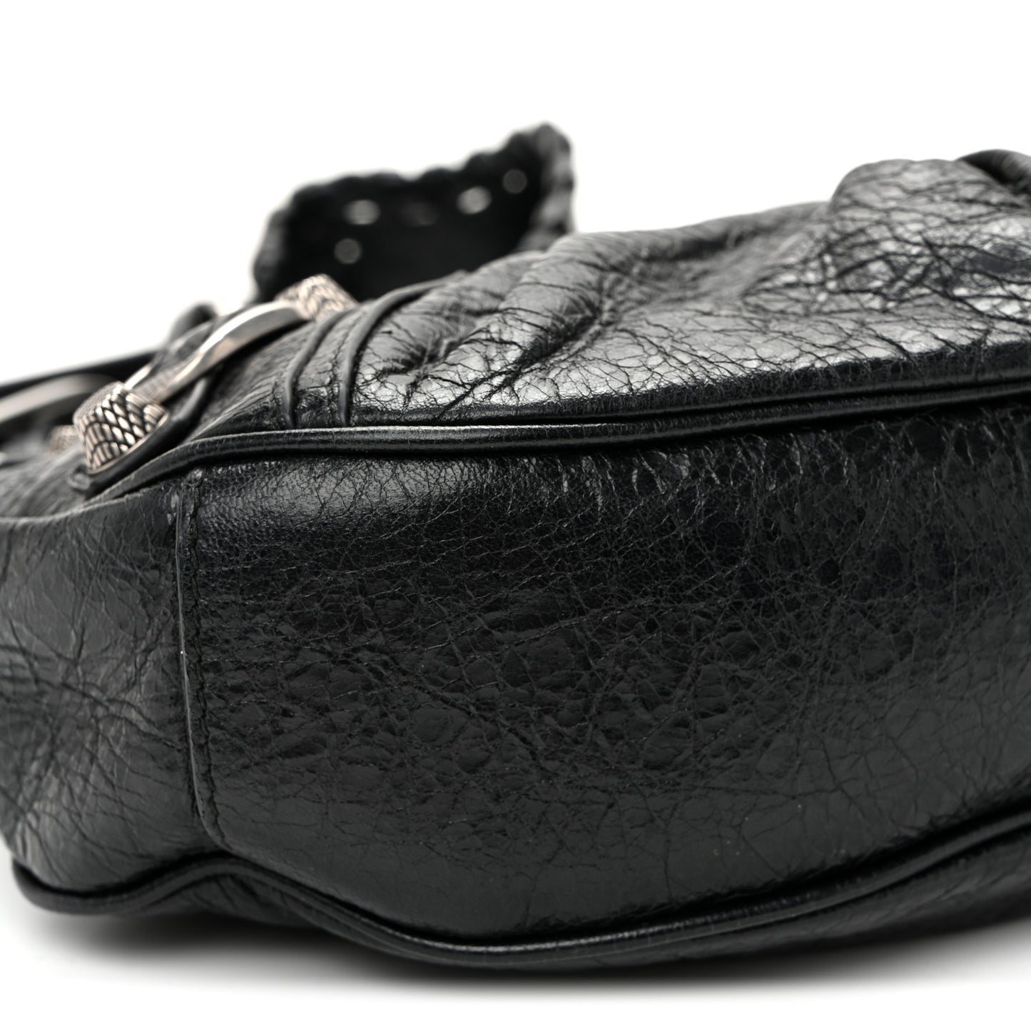 Agneau Arena Le Cagole Shoulder Bag XS Black
