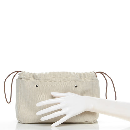 Hermes Canvas Barenia Fourbi 25 MM Pouch Naturel Fauve 2 of 7