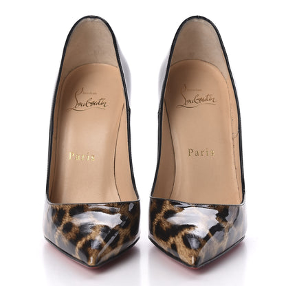 Christian Louboutin Patent Degrade Leopard So Kate 120 Pumps 35 Leopard Black 3 of 9
