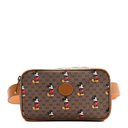 Gucci X DISNEY Mini Vintage GG Supreme Monogram Mickey Mouse Small Belt Bag Beige Vintage Sun Oil 1 of 9