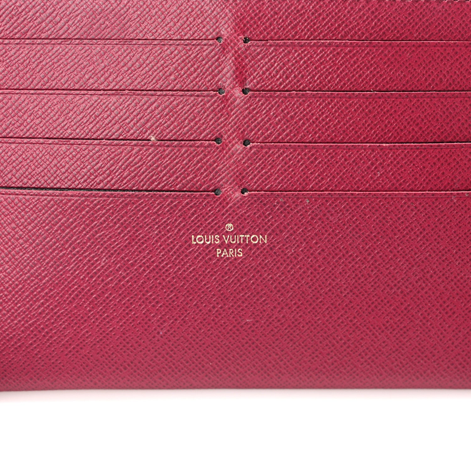Louis Vuitton Calfskin Felicie Card Holder Insert Fuchsia 6 of 6