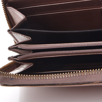 Gucci Metallic Microguccissima Zip Around Heart Wallet Pink 15 of 16
