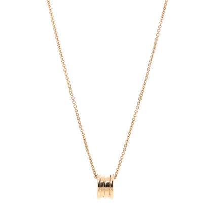 Bulgari 18K Yellow Gold B.Zero1 Pendant Necklace 1 of 9