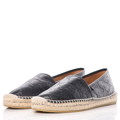 Gucci Guccissima Signature Espadrilles 41.5 Black 3 of 12