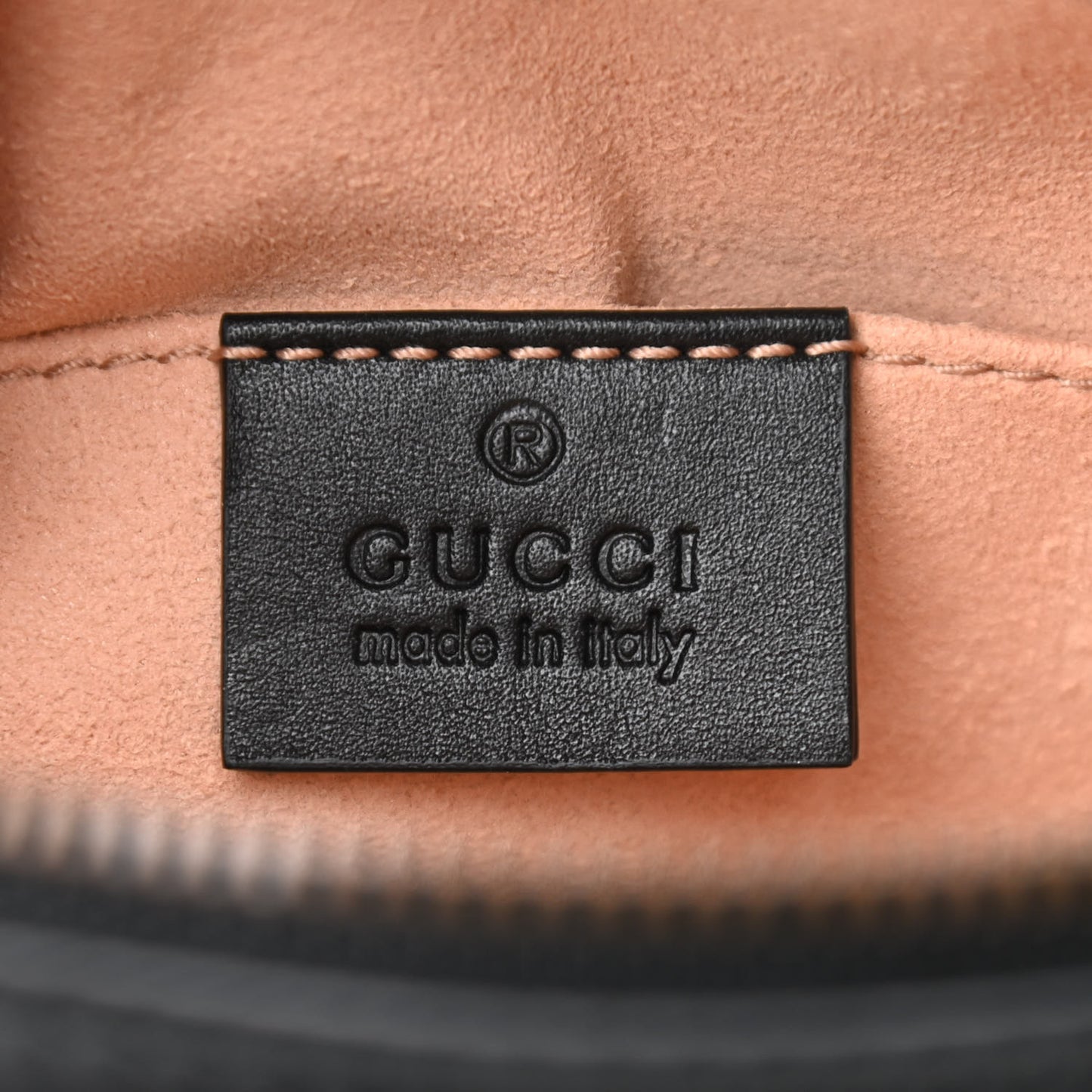 Calfskin Matelasse GG Marmont Belt Bag 85 34 Black
