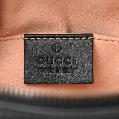 Gucci Calfskin Matelasse GG Marmont Belt Bag 85 34 Black 5 of 10
