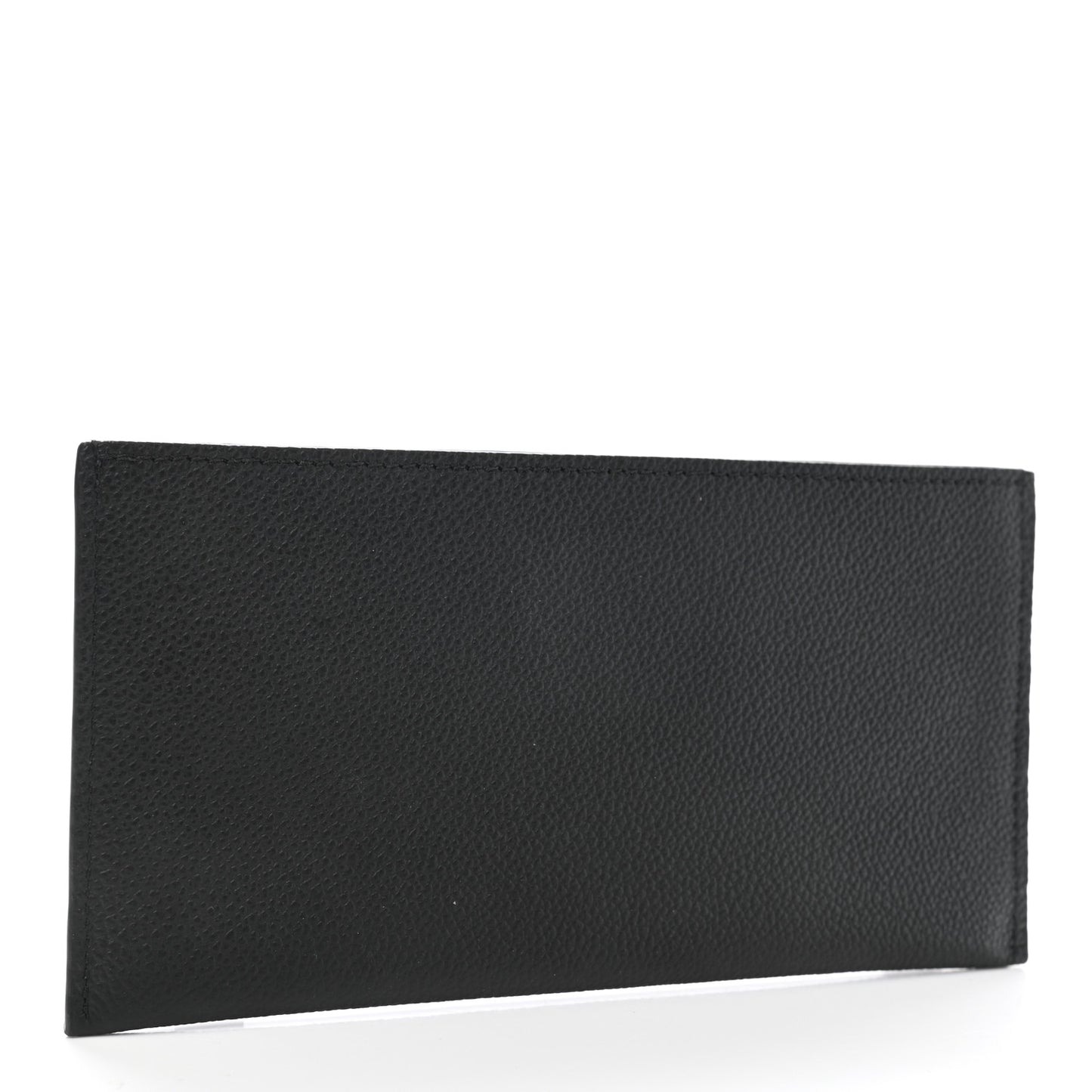 Calfskin Felicie Chain Wallet Card Holder Insert Black