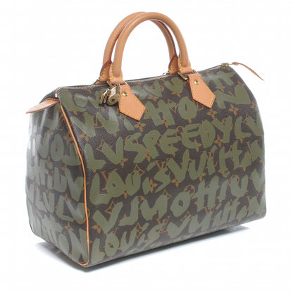 Louis Vuitton Monogram Graffiti Speedy 30 Kaki 5 of 9