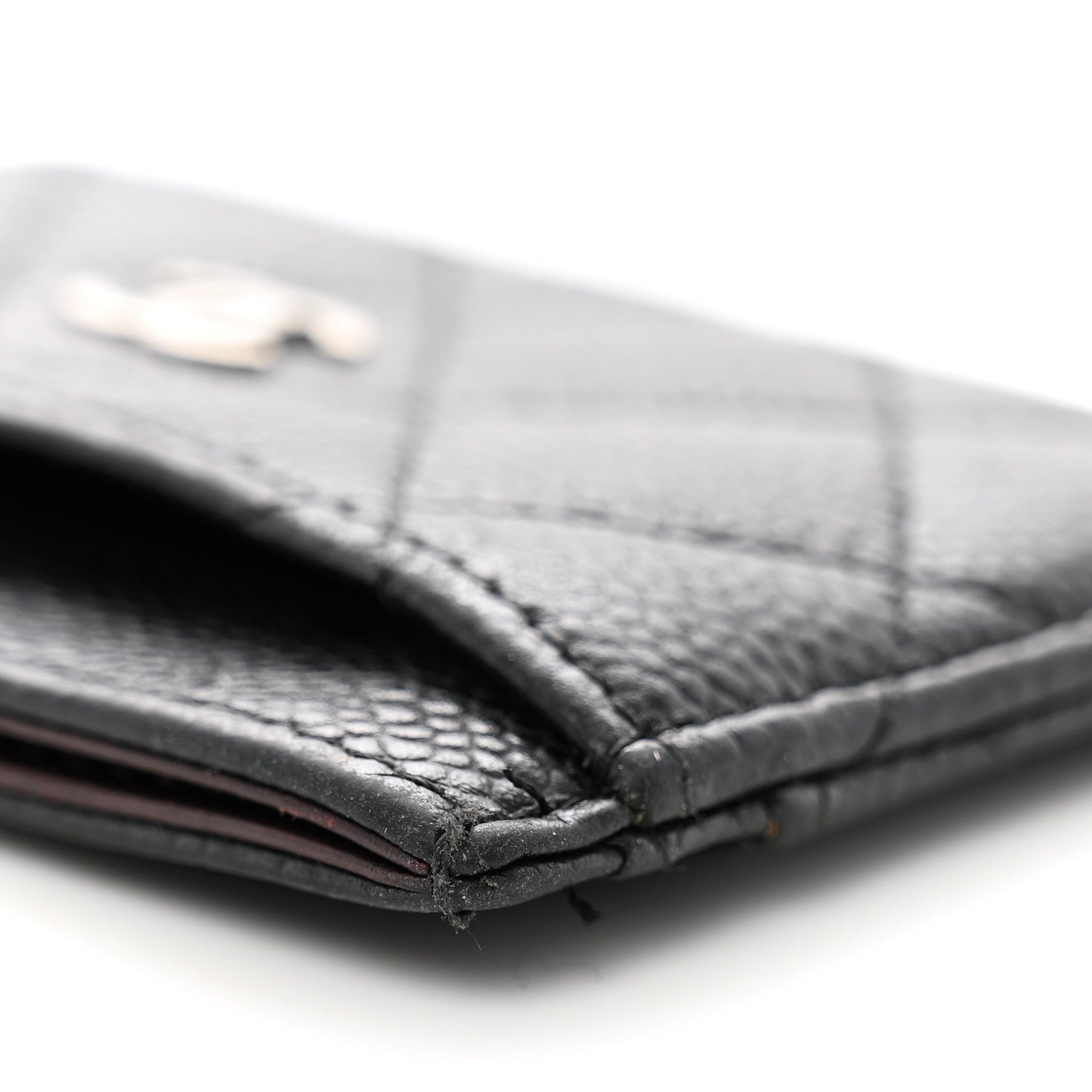 Chanel Caviar Quilted Card Holder Black 8 of 9