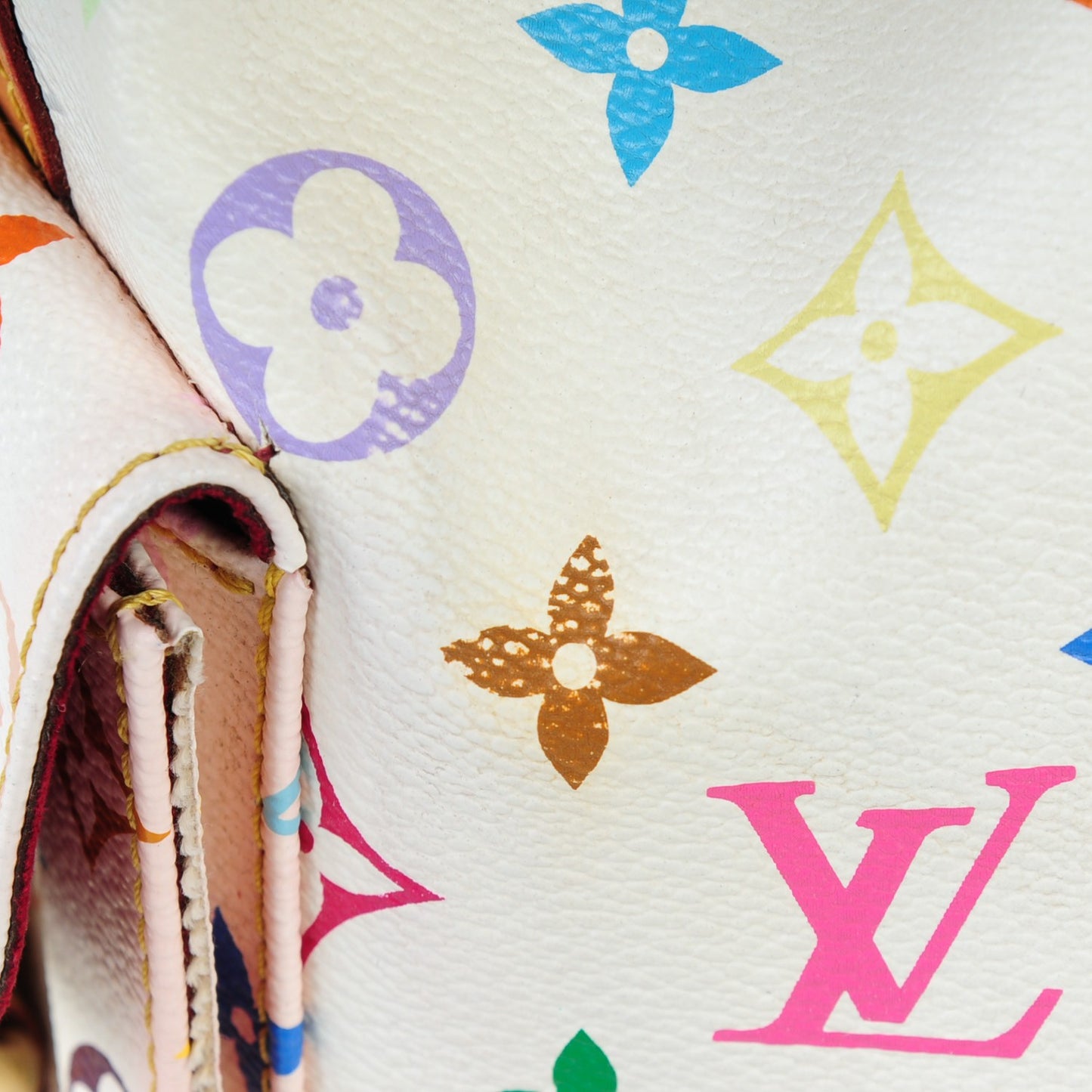 Monogram Multicolor Petit Noe White