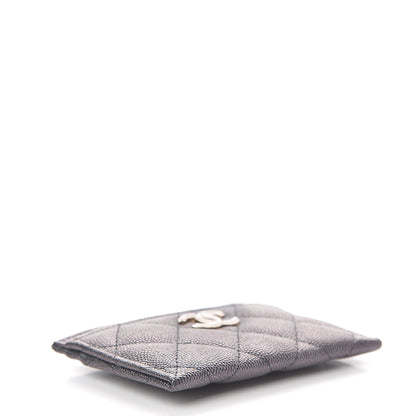 Chanel Iridescent Caviar Quilted Card Holder Black 4 of 9