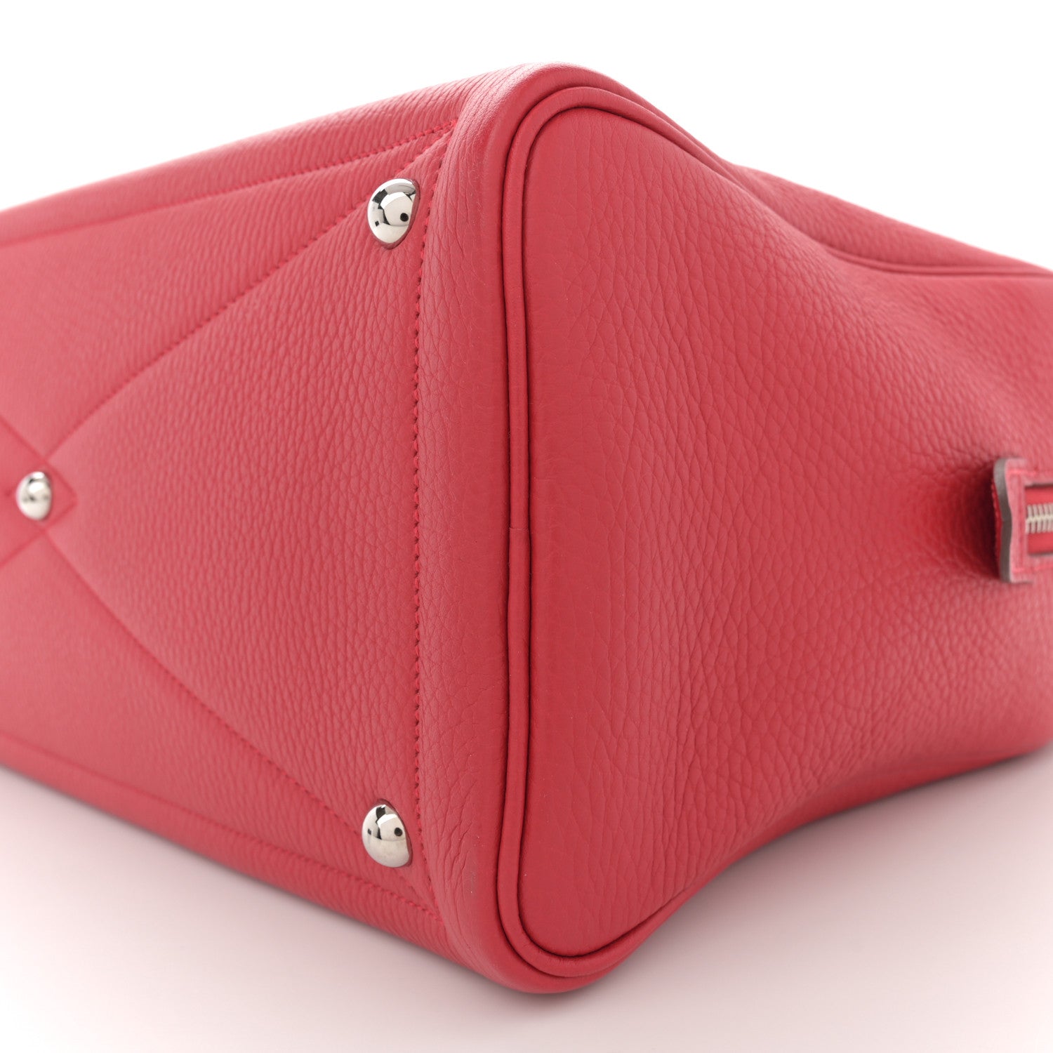 Hermes Taurillon Clemence Victoria 35 Rouge Casaque 10 of 11