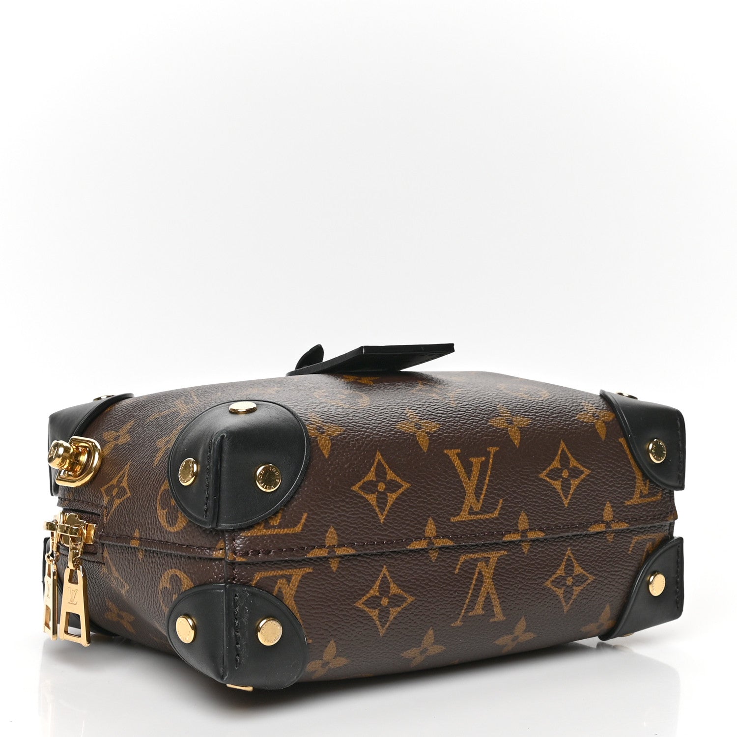 Louis Vuitton Monogram Petite Malle Souple Black 4 of 6
