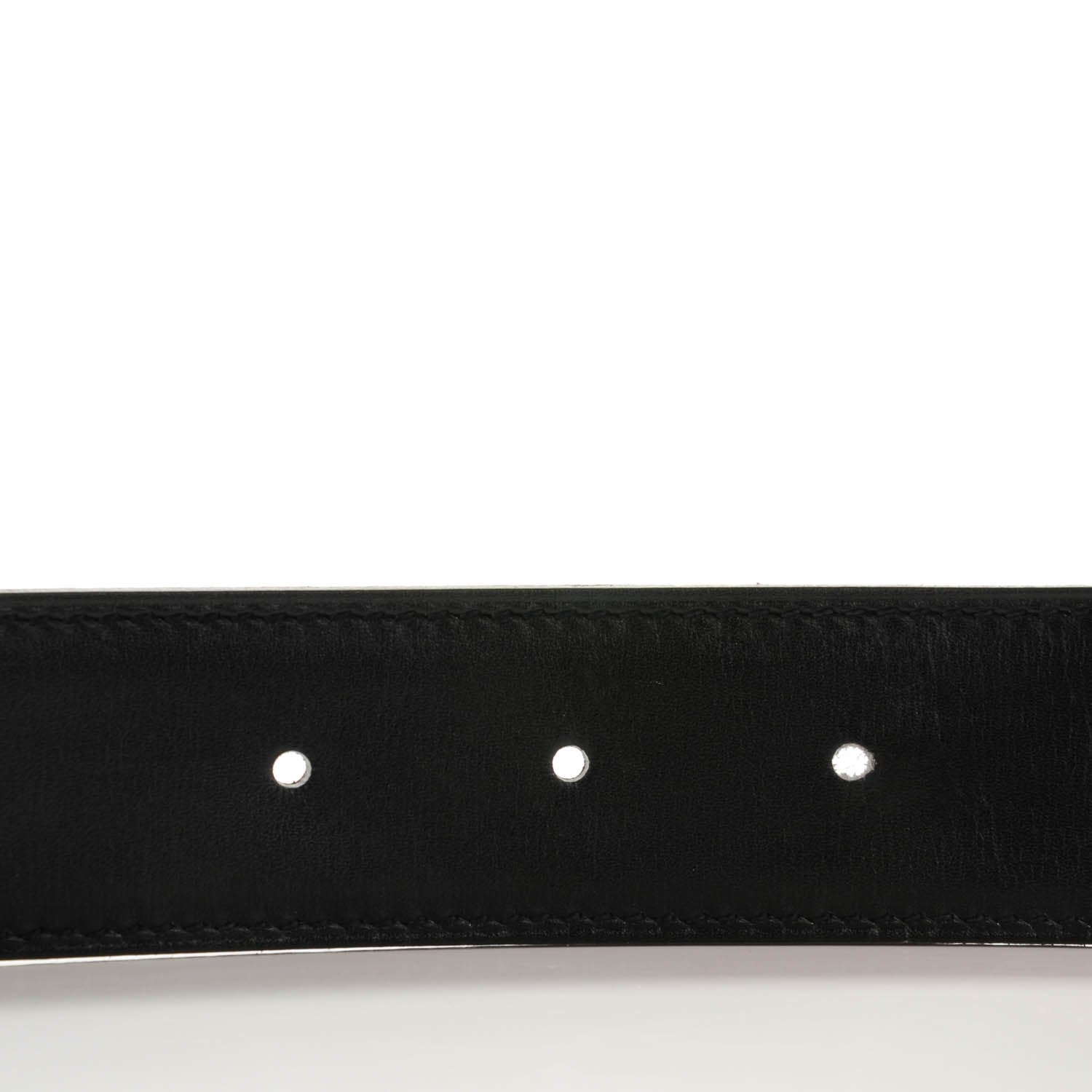Hermes Box Togo 32mm Belt Strap 85 Black Chocolate 4 of 5